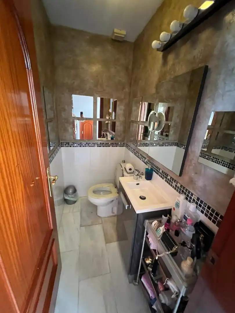 Bathroom of Houses for sale in Málaga  with Air Conditioner, Heating and Private garden
