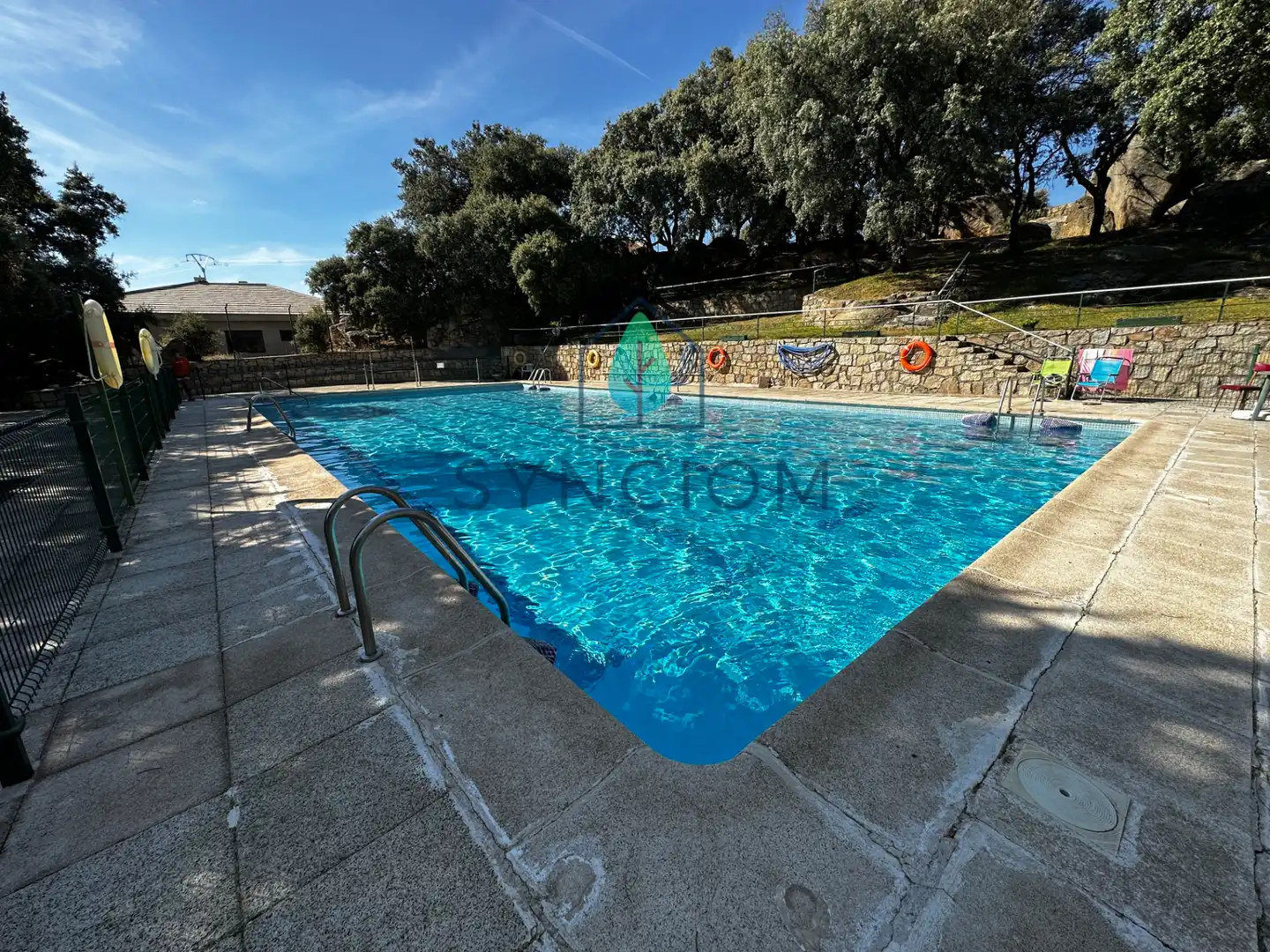 Swimming pool of Ground floor for sale in Fresnedillas de la Oliva  with Heating, Terrace and Storage room