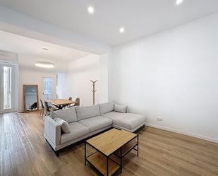 Living room of Flat to rent in  Valencia Capital  with Air Conditioner, Parquet flooring and Terrace