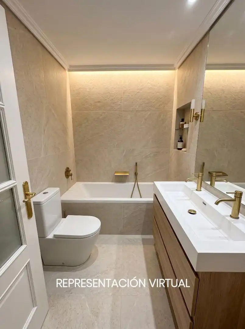 Bathroom of Detached homes for sale in Galapagar  with Air Conditioner, Heating and Private garden