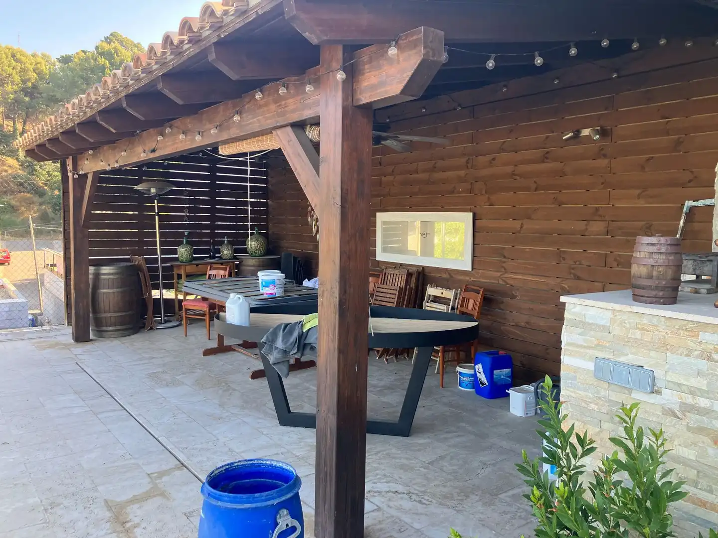 Terraza de Casa o chalet en venta en Terrassa con Calefacción, Jardín privado y Piscina