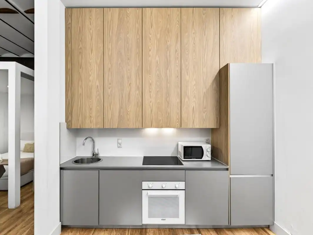 Cocina de Planta baja en venta en Madrid con Aire acondicionado, Calefacción y Amueblado