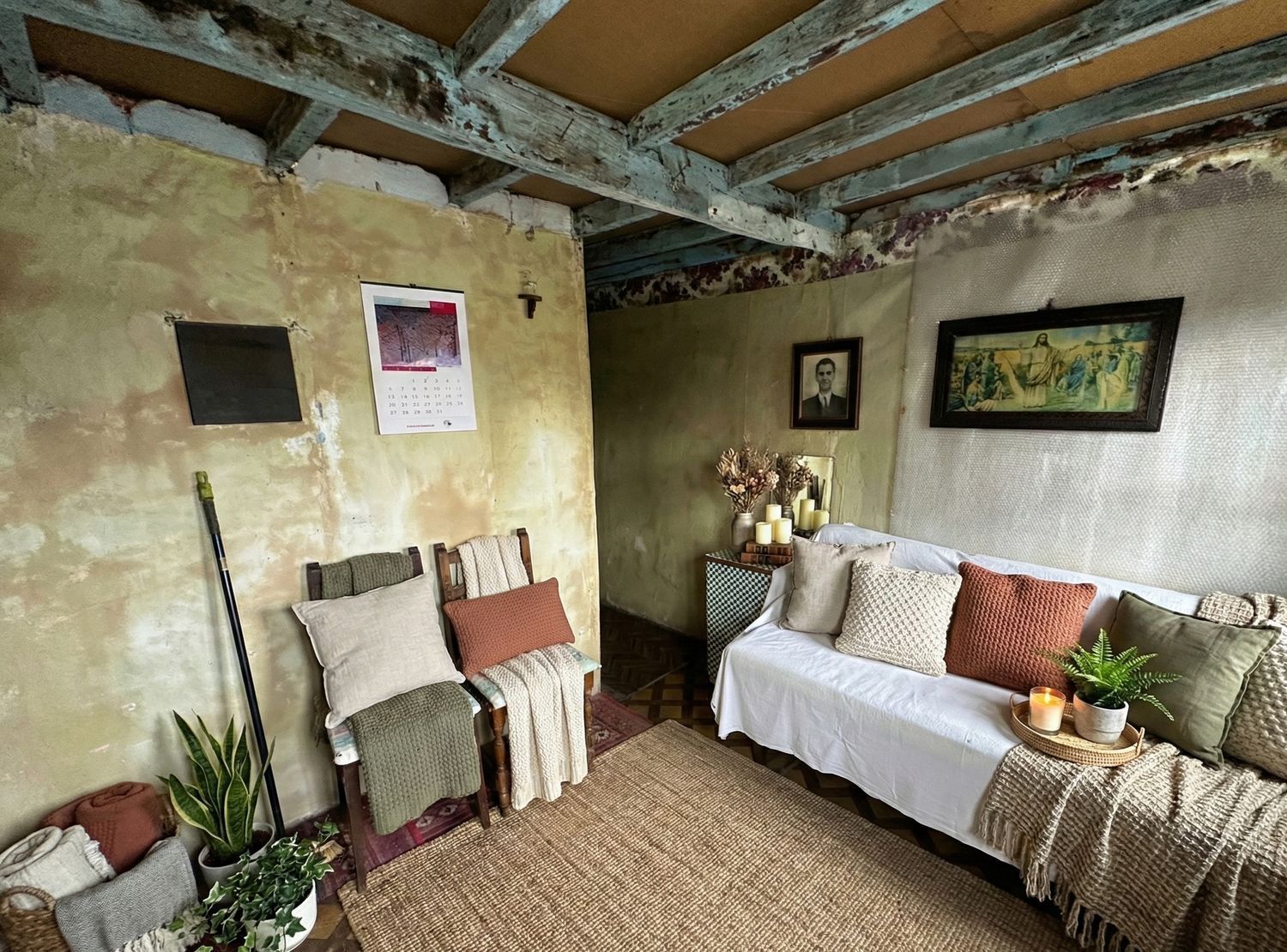 Sala d'estar de Casa o xalet en venda en Laviana amb Calefacció i Piscina