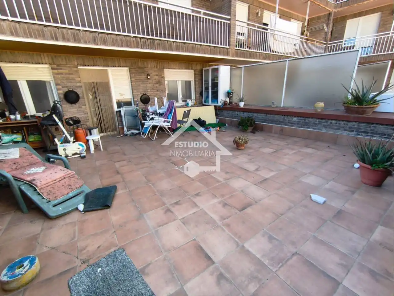 Terrace of Flat for sale in Mendavia  with Air Conditioner, Heating and Parquet flooring