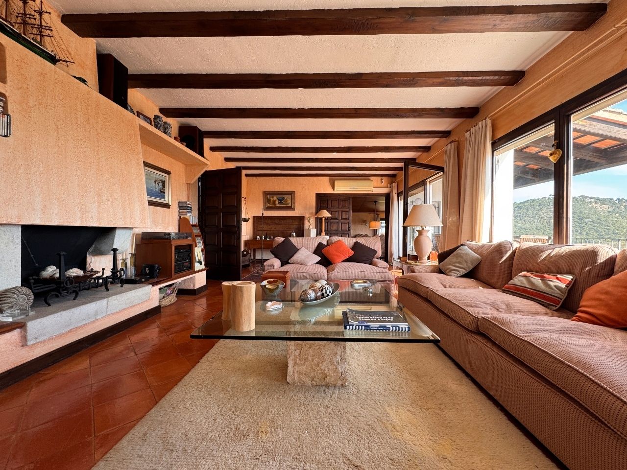 Living room of House or chalet for sale in Palafrugell  with Air Conditioner, Private garden and Swimming Pool