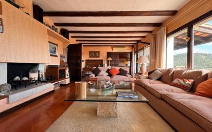 Sala d'estar de Casa o xalet en venda en Palafrugell amb Aire condicionat, Jardí privat i Piscina