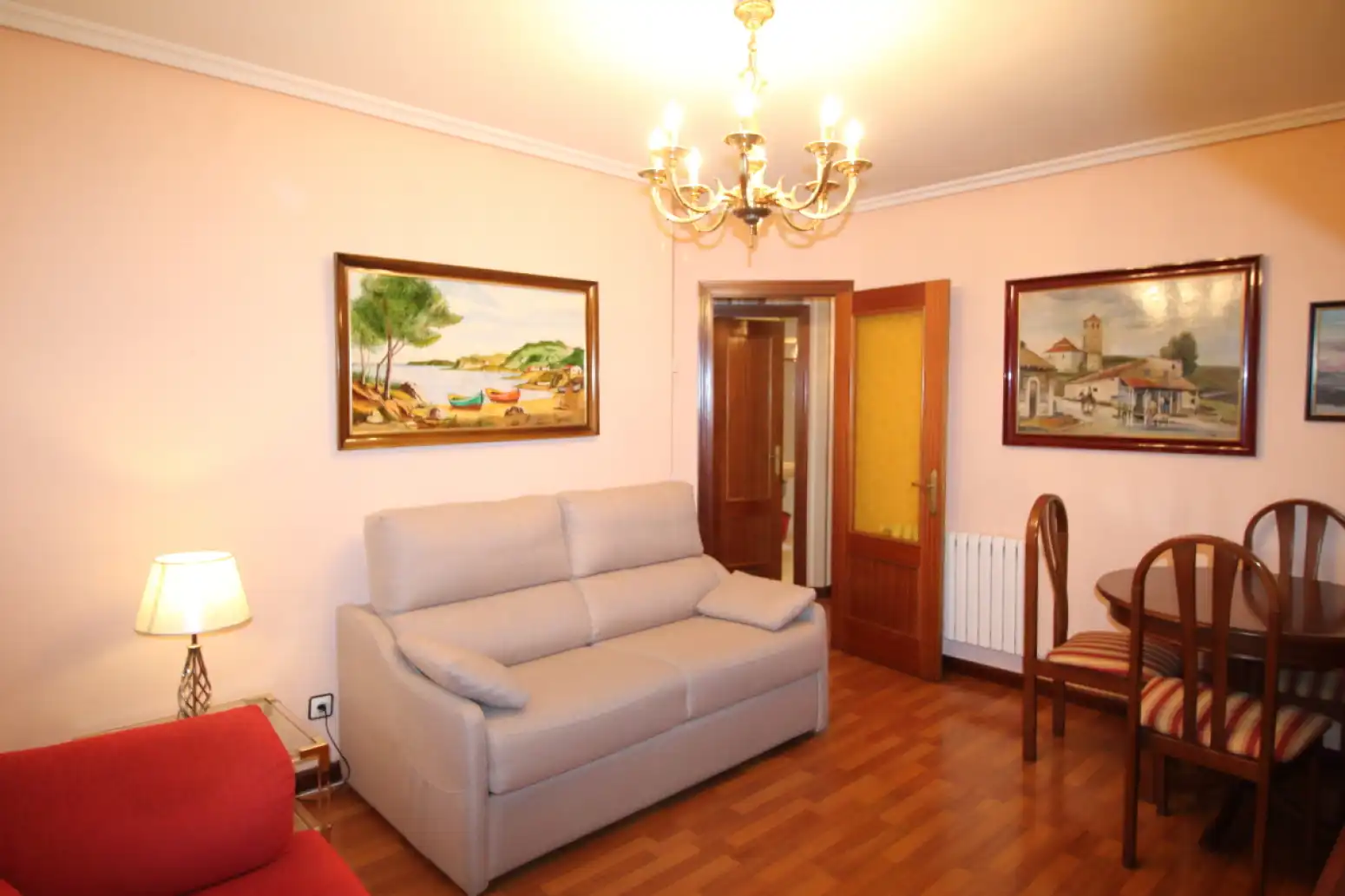 Sala de estar de Piso de alquiler en Gijón  con Calefacción y Terraza