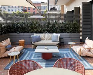 Terrace of Flat to rent in  Barcelona Capital  with Air Conditioner, Terrace and Swimming Pool