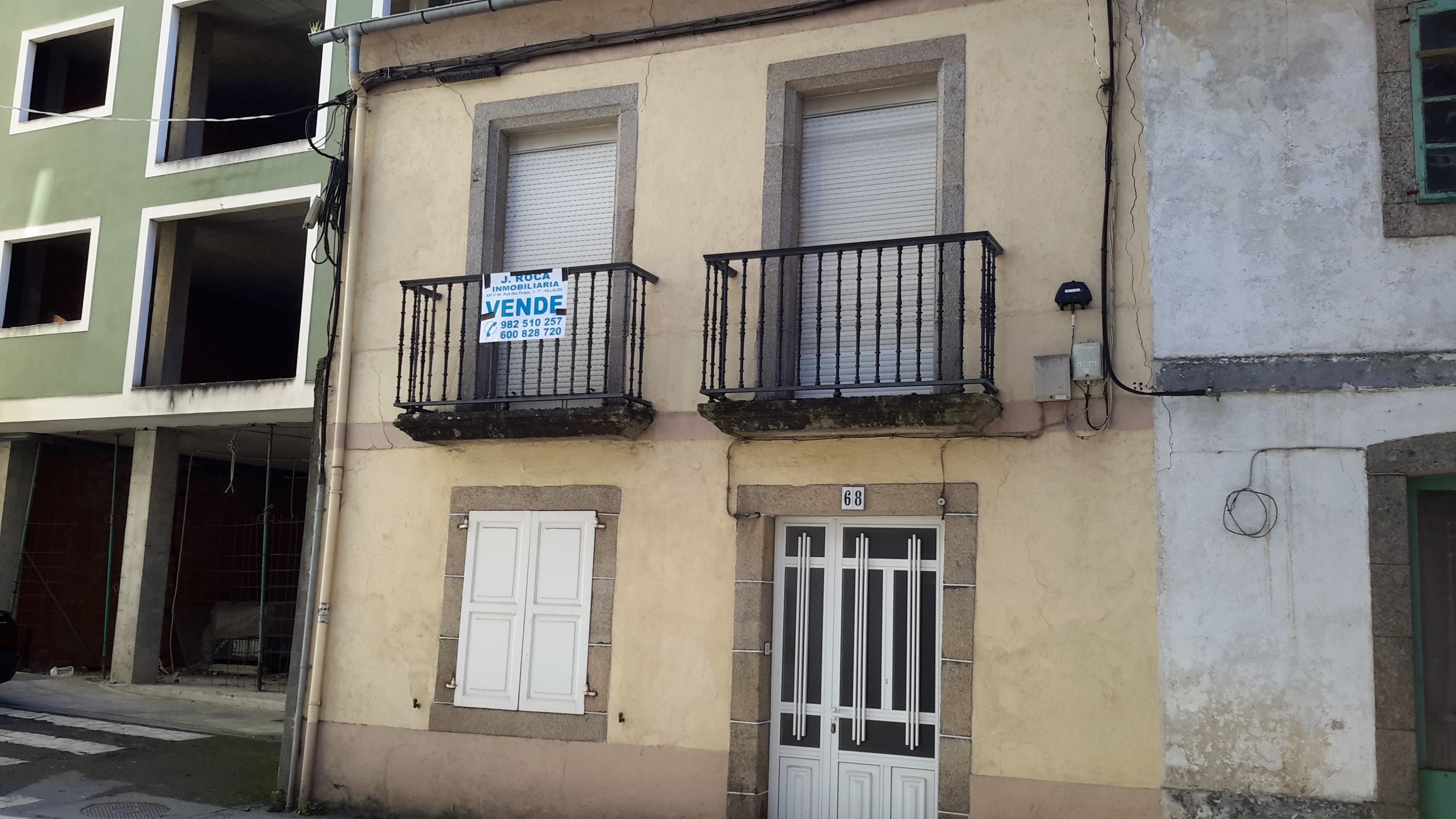 Vista exterior de Casa adosada en venda en Vilalba