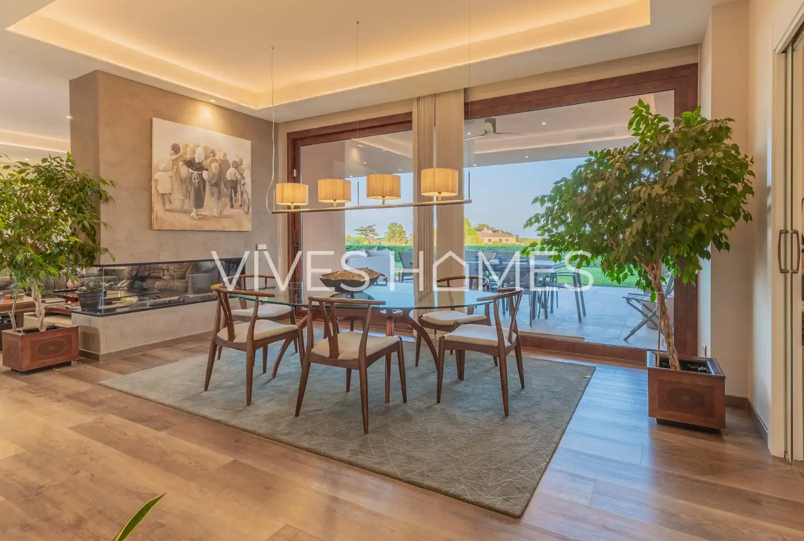 Comedor de Casa o chalet en venta en Sant Vicenç de Montalt con Aire acondicionado, Calefacción y Jardín privado