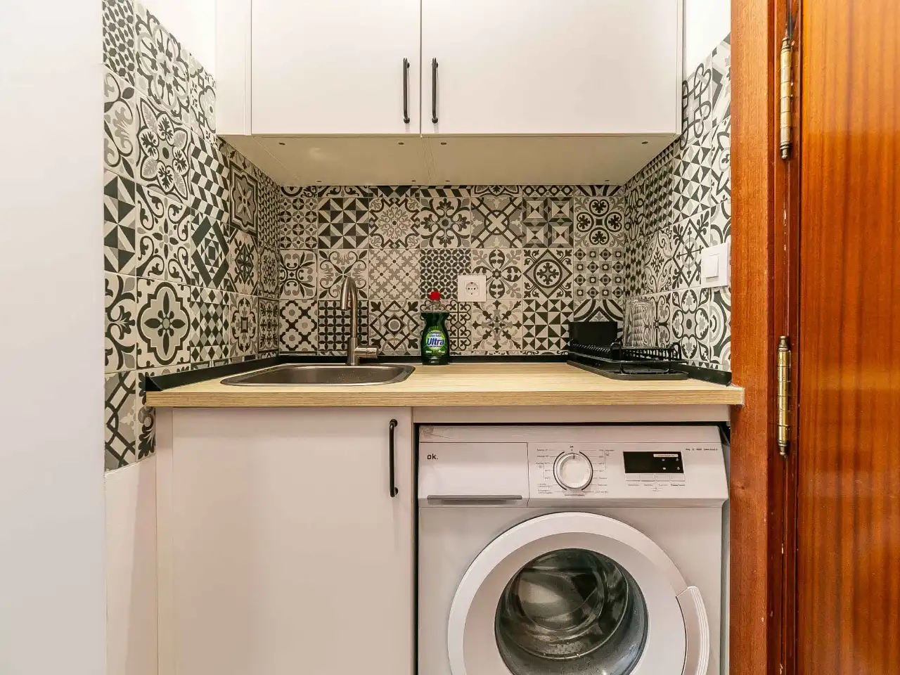Cocina de Piso de alquiler en Torremolinos con Aire acondicionado y Balcón
