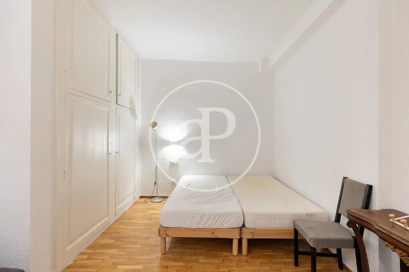 Schlafzimmer von Wohnung zur Miete in Barcelona mit Klimaanlage, Heizung und Möbliert