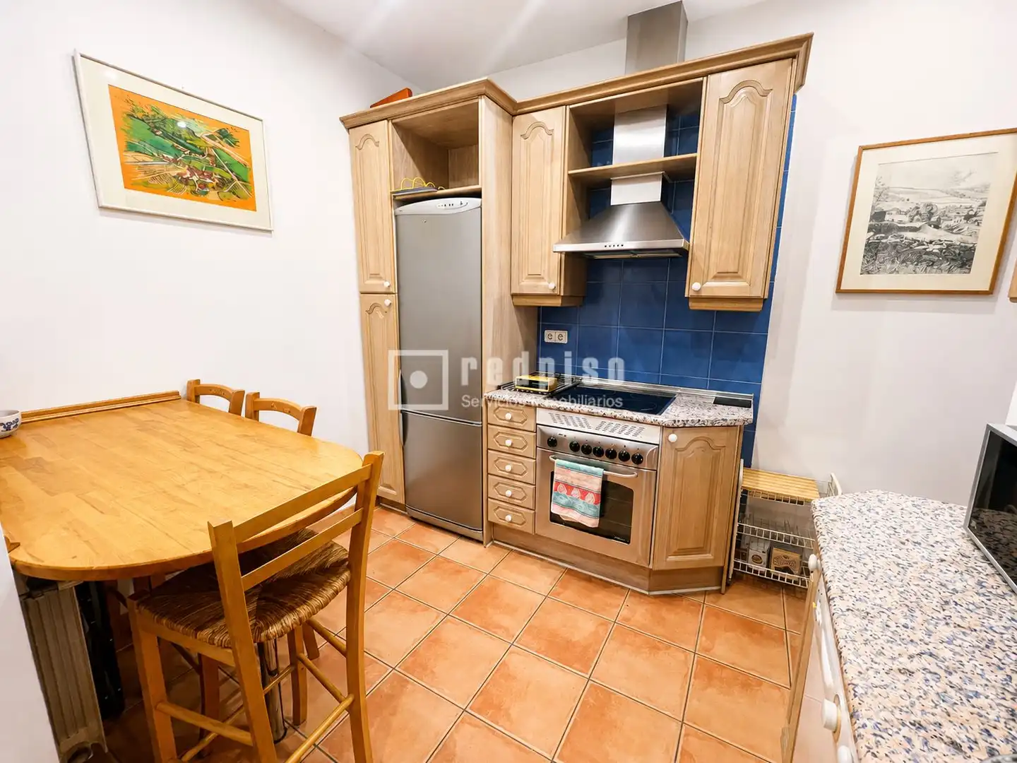Cocina de Piso en venta en Madrid con Calefacción, Parquet y Terraza