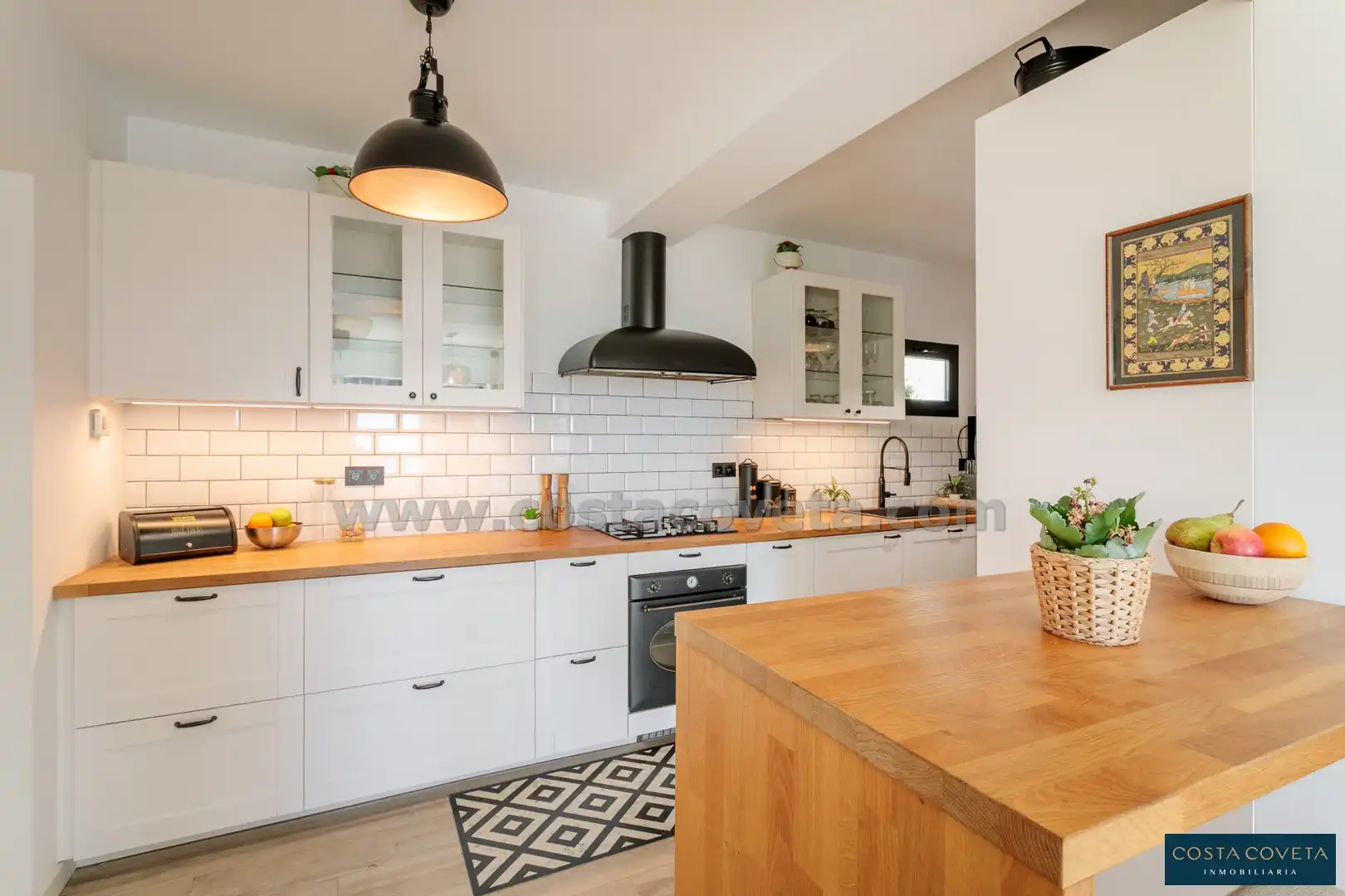 Kitchen of Houses for sale in El Campello  with Air Conditioner, Private garden and Terrace