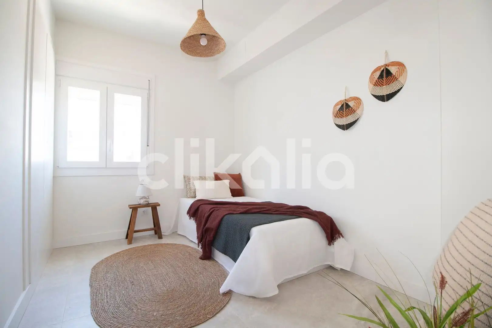 Schlafzimmer von Wohnung zum Verkauf in Torremolinos mit Klimaanlage, Privatgarten und Terrasse