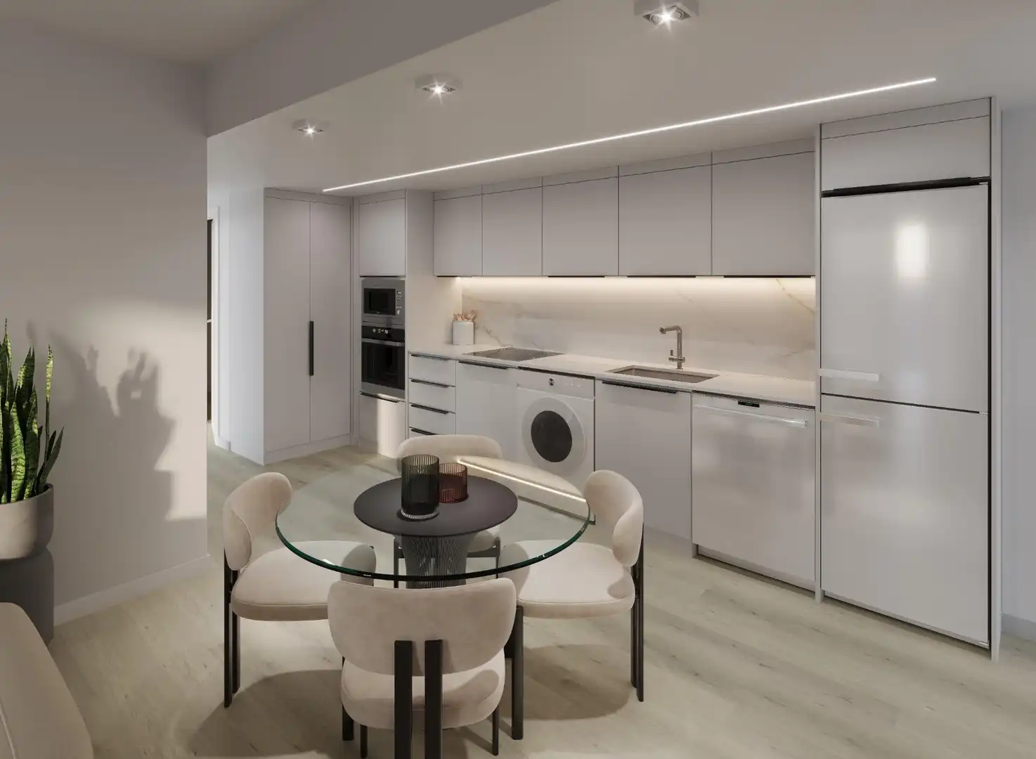 Cocina de Piso en venta en Castellón de la Plana / Castelló de la Plana con Jardín privado, Terraza y Trastero