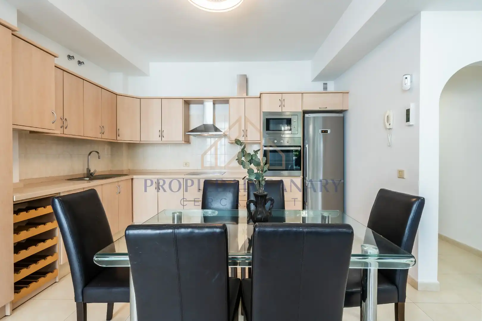 Kitchen of Flat for rent in La Victoria de Acentejo  with Storage room, Furnished and Oven