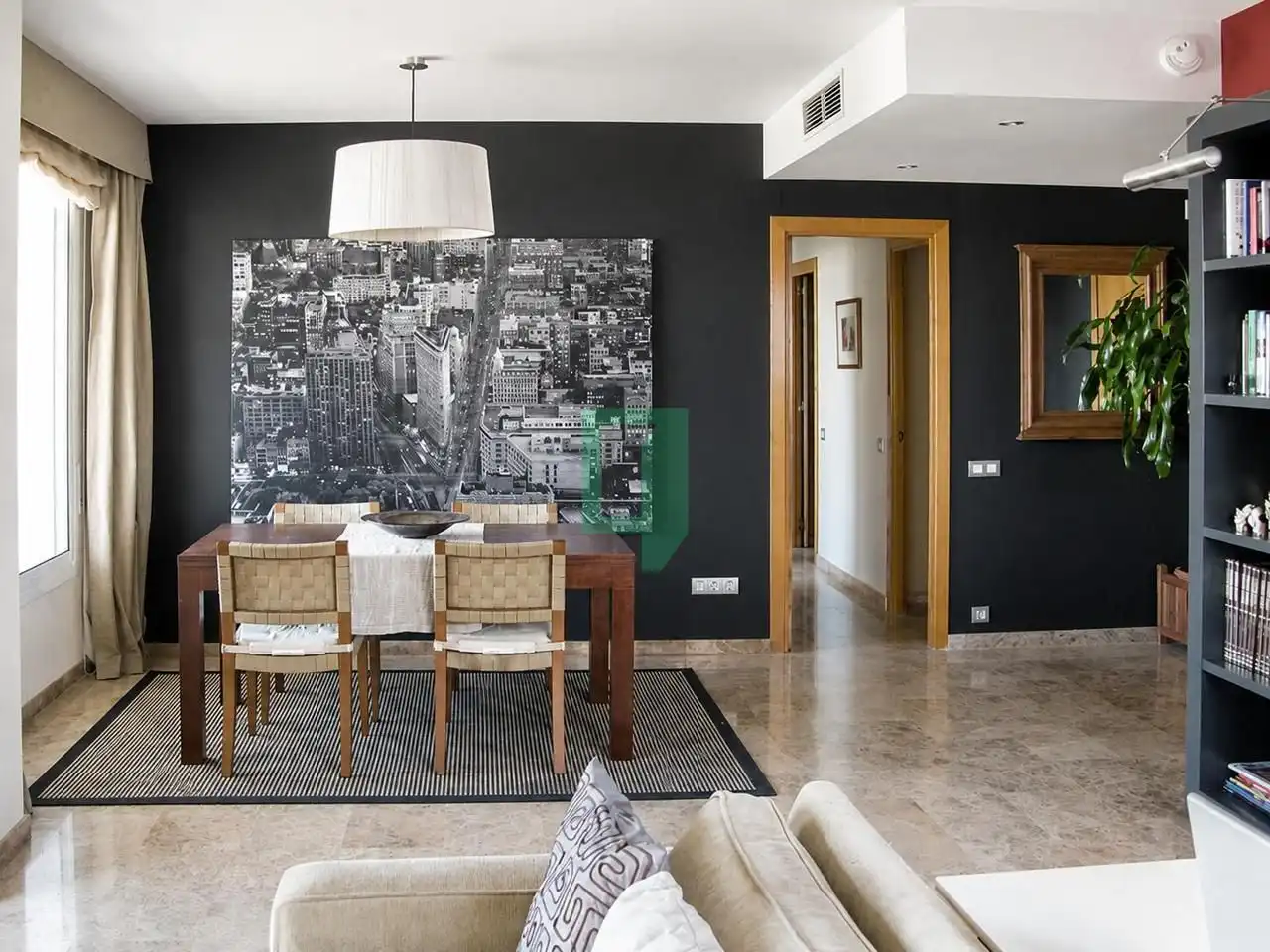 Comedor de Piso de alquiler en Barcelona con Aire acondicionado y Terraza