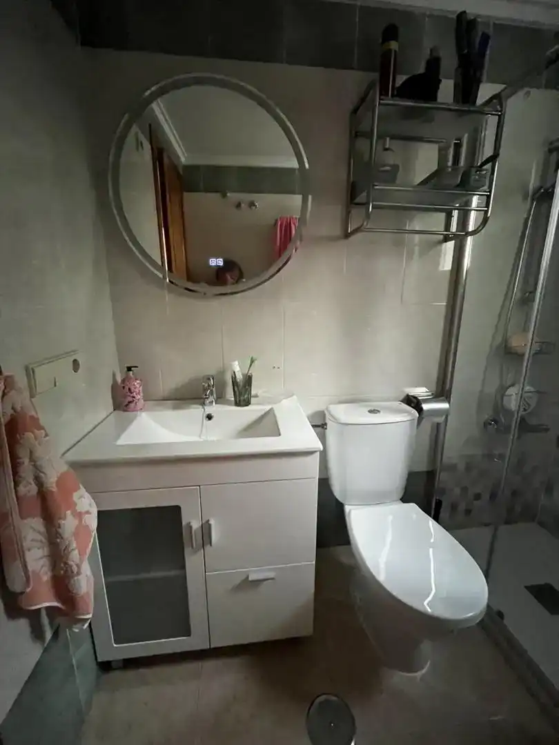 Baño de Ático de alquiler en Torrevieja con Aire acondicionado, Amueblado y Horno