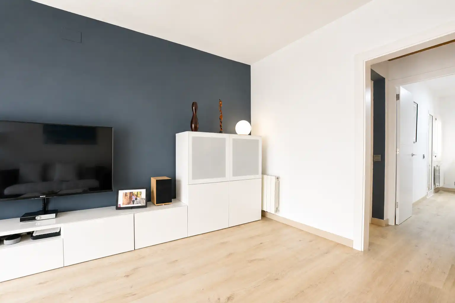Sala de estar de Piso en venta en Santa Coloma de Gramenet con Aire acondicionado, Calefacción y Terraza