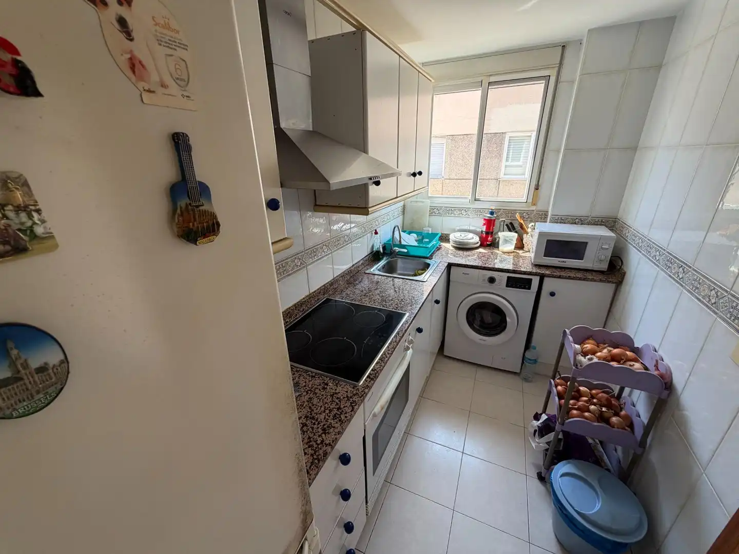 Kitchen of Flat for sale in Oropesa del Mar / Orpesa  with Air Conditioner, Furnished and Balcony
