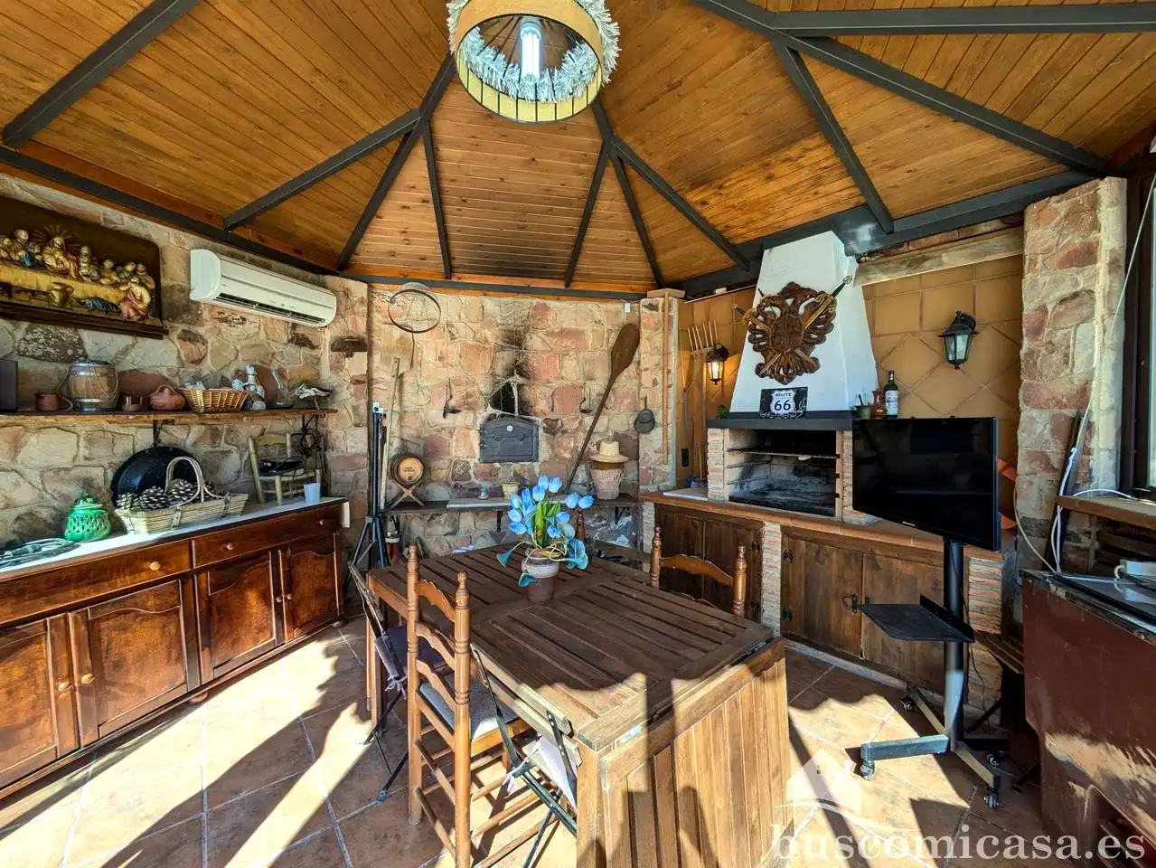 Cocina de Finca rústica en venta en Linares con Aire acondicionado, Calefacción y Jardín privado