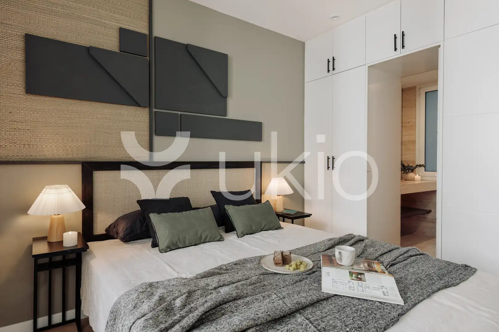 Habitación de Apartamento de alquiler en Barcelona con Aire acondicionado, Calefacción y Amueblado
