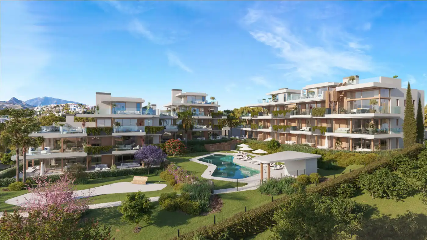 Apartament amb piscina en venda a Estepona Pueblo