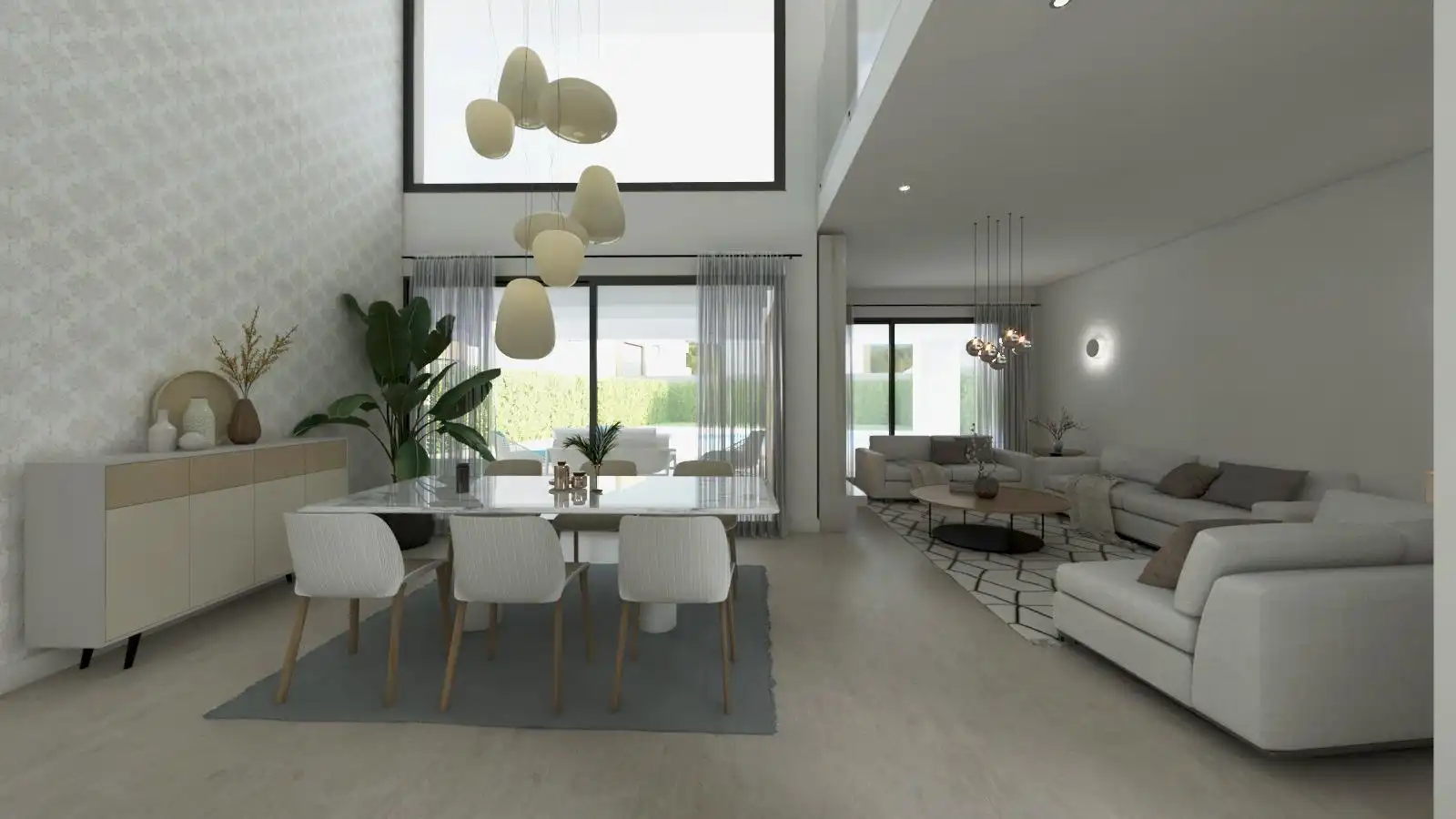 Comedor de Casa o chalet en venta en Manilva con Aire acondicionado, Terraza y Piscina