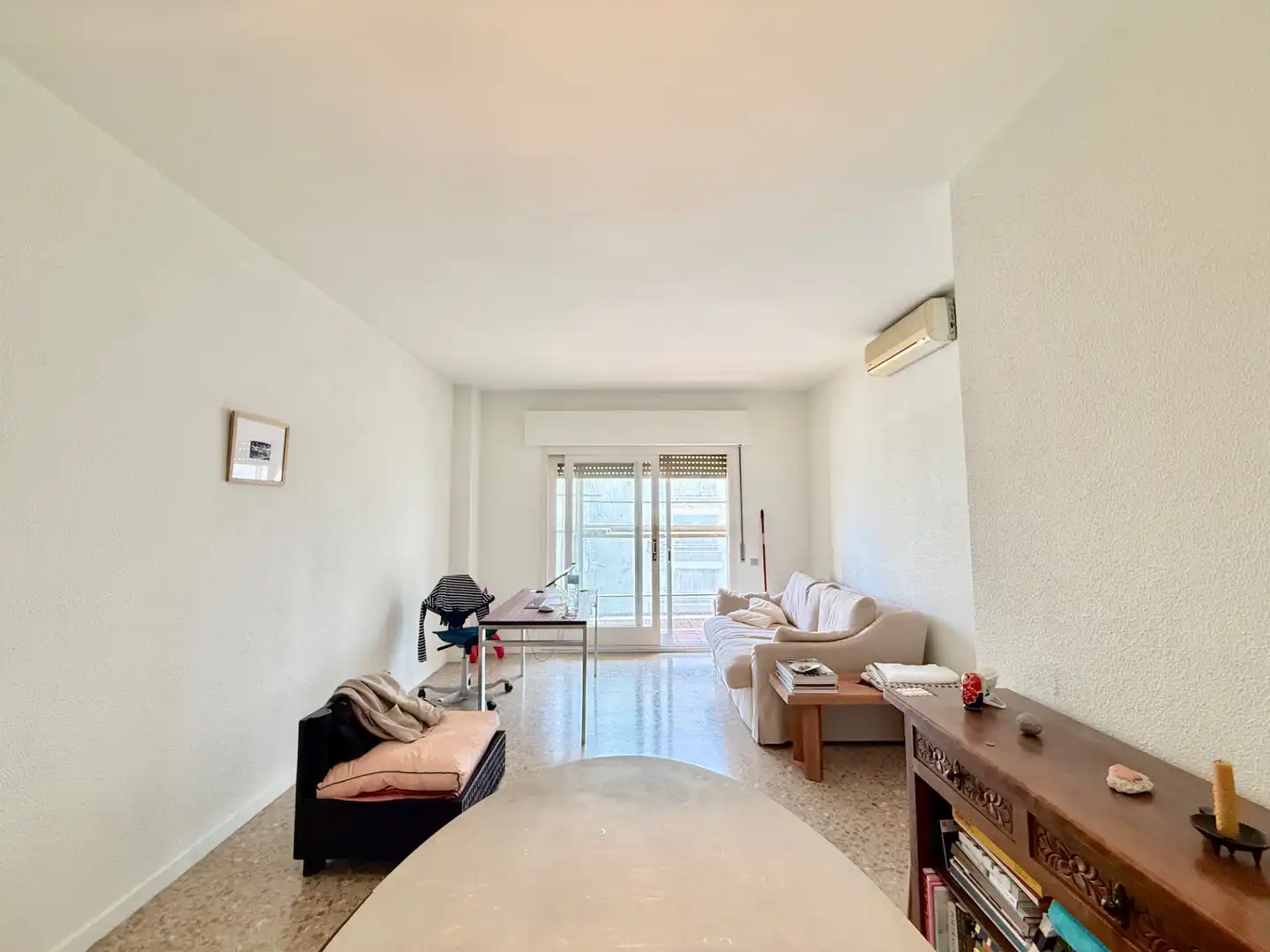Sala de estar de Piso en venta en Barcelona con Aire acondicionado, Calefacción y Terraza