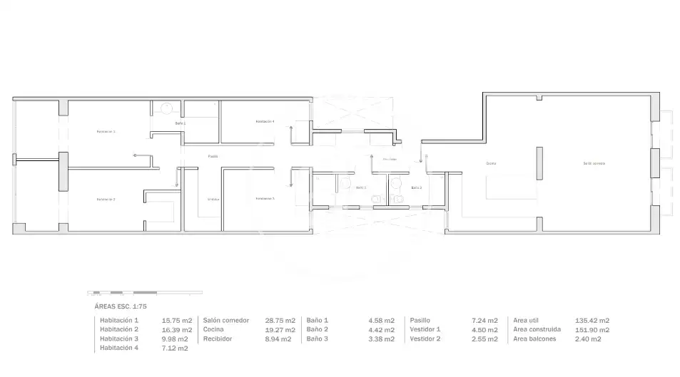 Flat for sale in Barcelona  with Air Conditioner, Heating and Balcony
