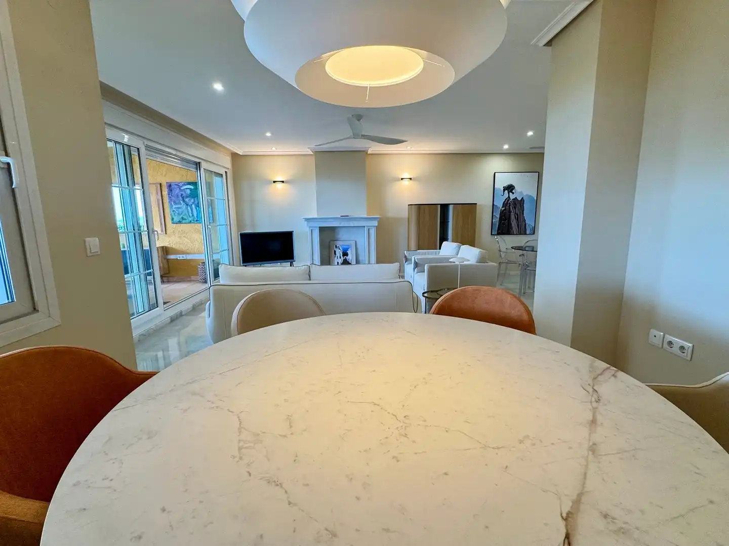 Comedor de Apartamento de alquiler en Altea con Aire acondicionado, Calefacción y Jardín privado