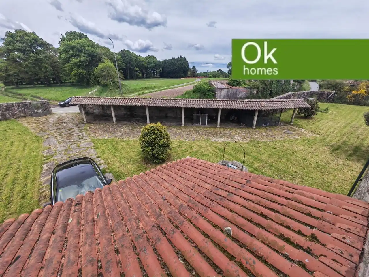 Außenansicht von Country house zum Verkauf in Sobrado (A Coruña) mit Heizung, Privatgarten und Parkett