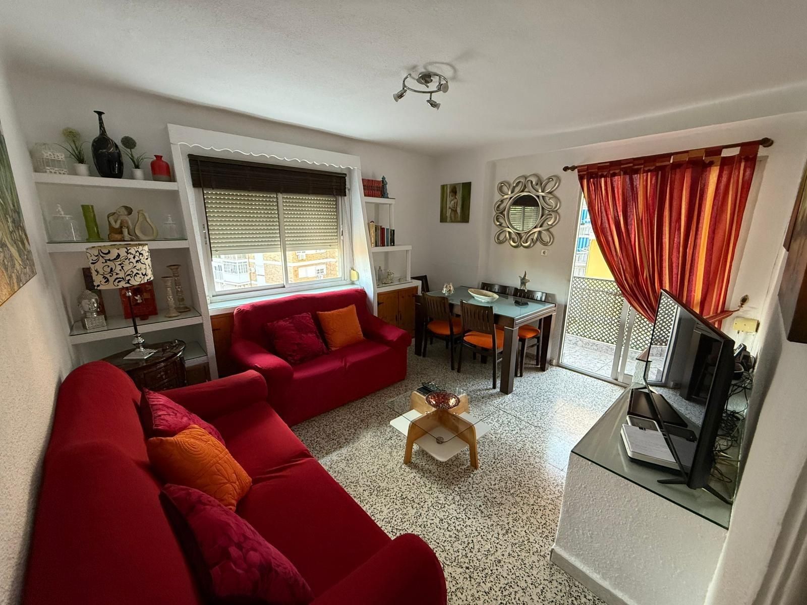 Living room of Flat for sale in Málaga Capital  with Terrace