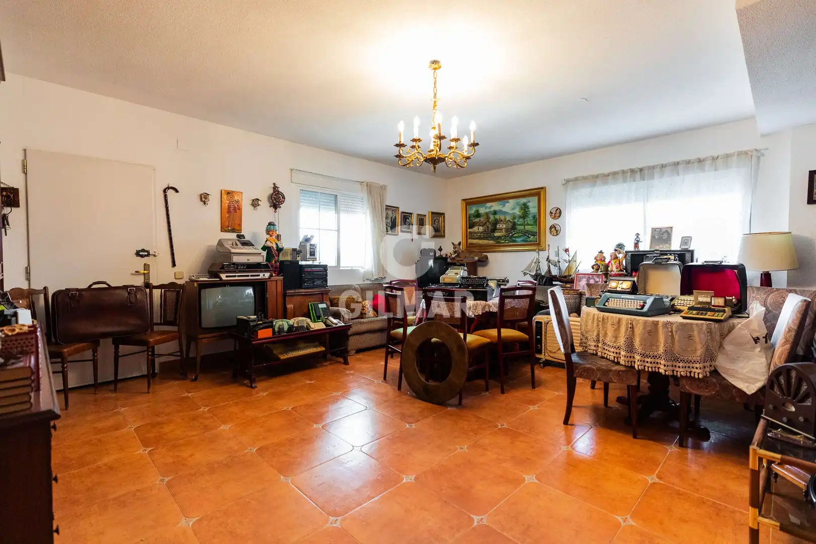 Living room of Houses for sale in Colmenarejo  with Heating, Private garden and Swimming Pool