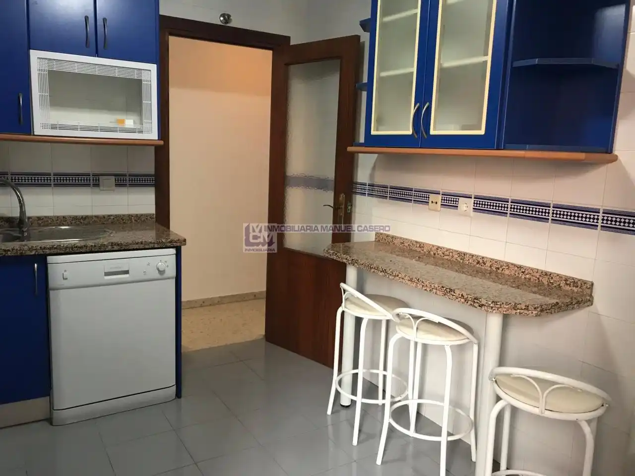 Cocina de Piso de alquiler en Cáceres con Aire acondicionado, Calefacción y Terraza