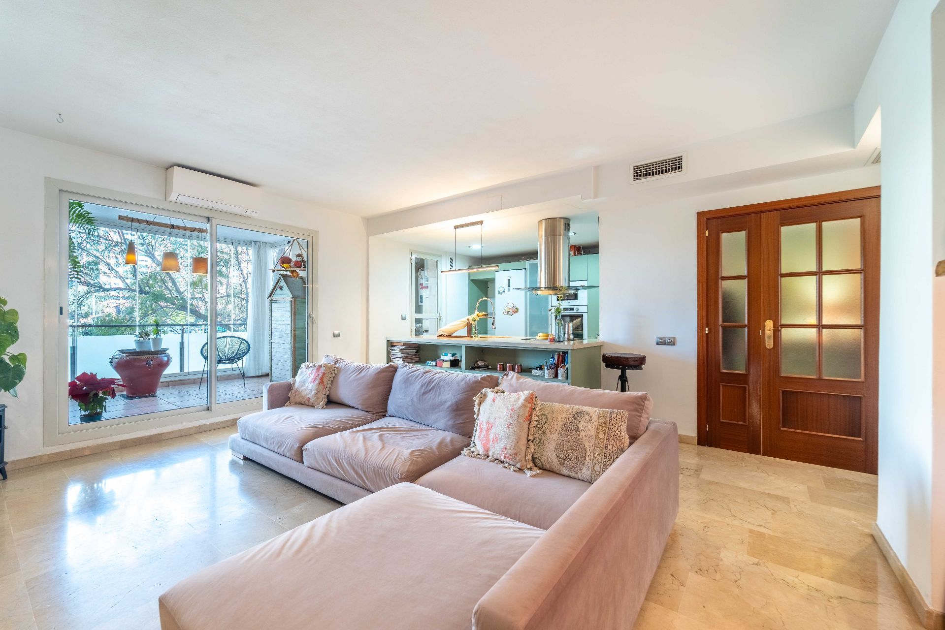 Living room of Flat for sale in Málaga Capital  with Air Conditioner, Heating and Terrace