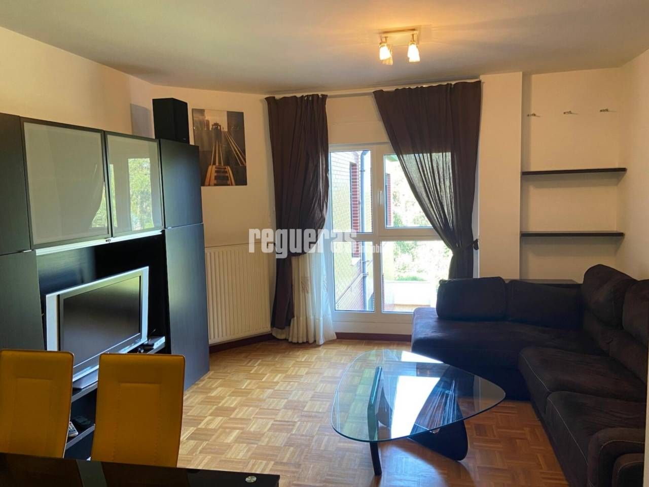 Living room of Duplex for sale in Castrillón  with Heating, Parquet flooring and Furnished