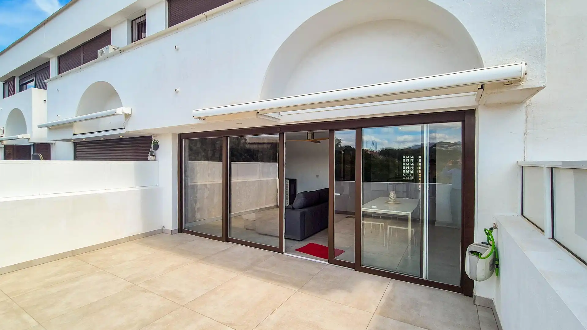 Terrace of Detached homes for sale in Mijas  with Community pool