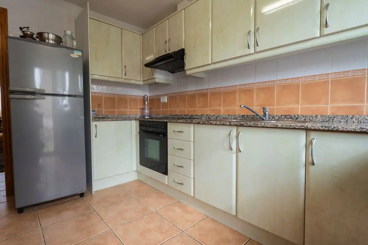 Cocina de Casa adosada en venta en Sant Antoni de Portmany con Aire acondicionado, Calefacción y Jardín privado