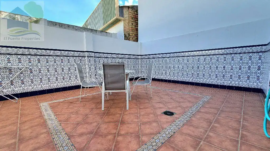 Terraza de Casa o chalet de alquiler en El Puerto de Santa María con Aire acondicionado, Calefacción y Terraza