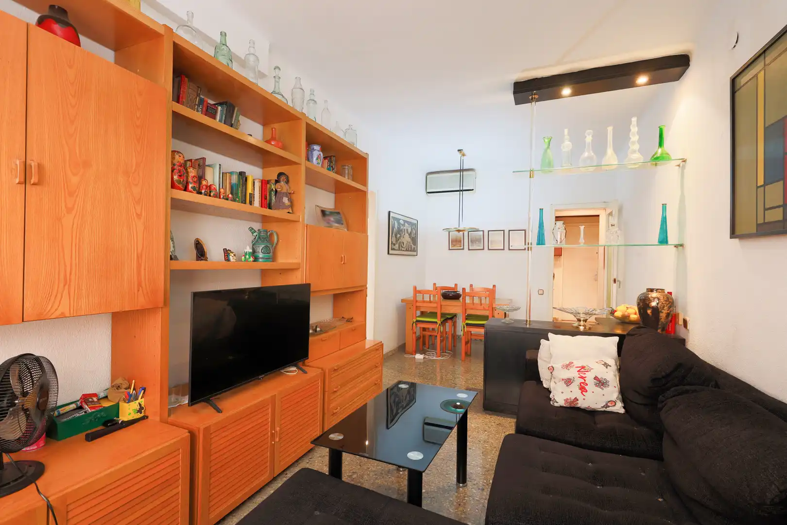 Living room of Flat for sale in Barcelona  with Terrace