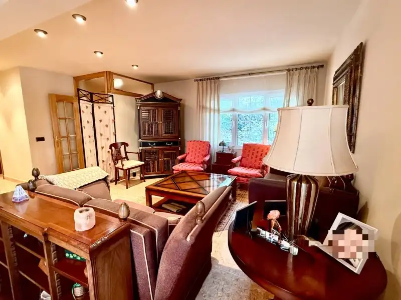 Living room of Houses for sale in El Espinar  with Heating, Private garden and Terrace