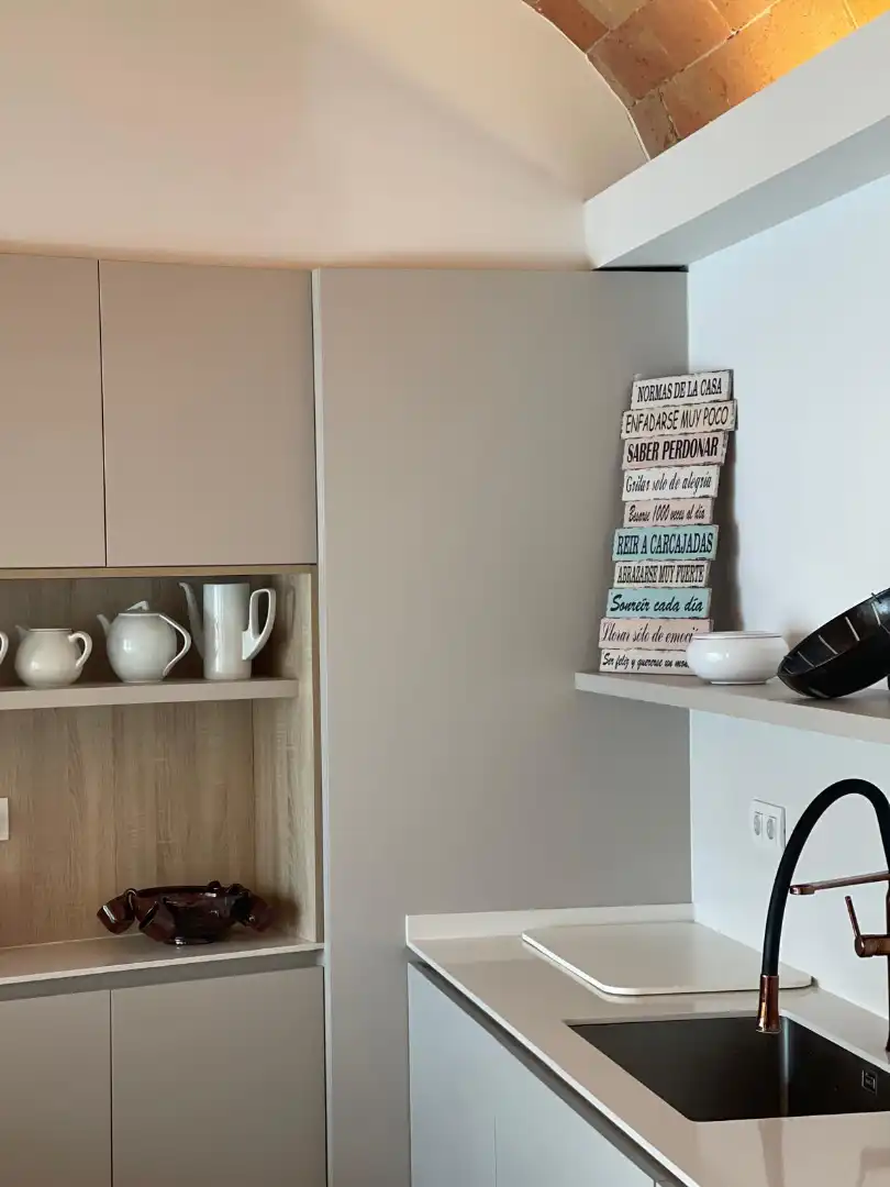 Cocina de Casa o chalet en venta en Sant Feliu de Guíxols con Aire acondicionado, Calefacción y Parquet