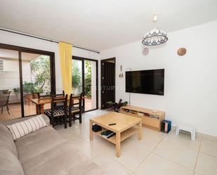 Living room of Flat for sale in Santa Eulària des Riu  with Air Conditioner, Terrace and Swimming Pool