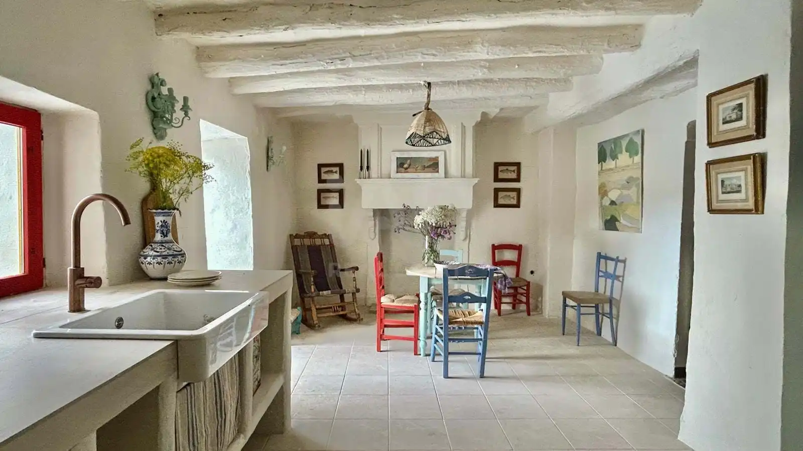 Comedor de Casa o chalet en venta en Serrato con Terraza y Piscina