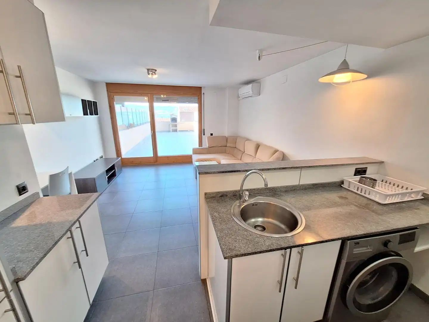 Cocina de Piso de alquiler en Igualada con Aire acondicionado, Calefacción y Terraza
