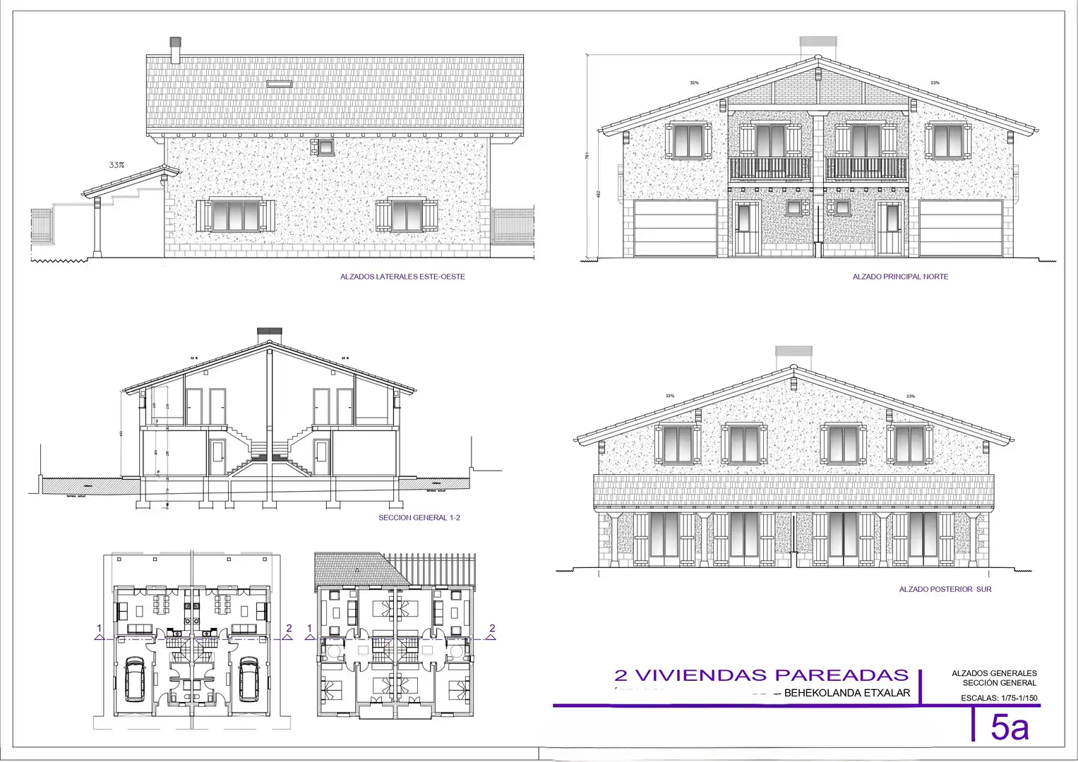 Casa adosada en venta en Calle Bekolanda, Etxalar