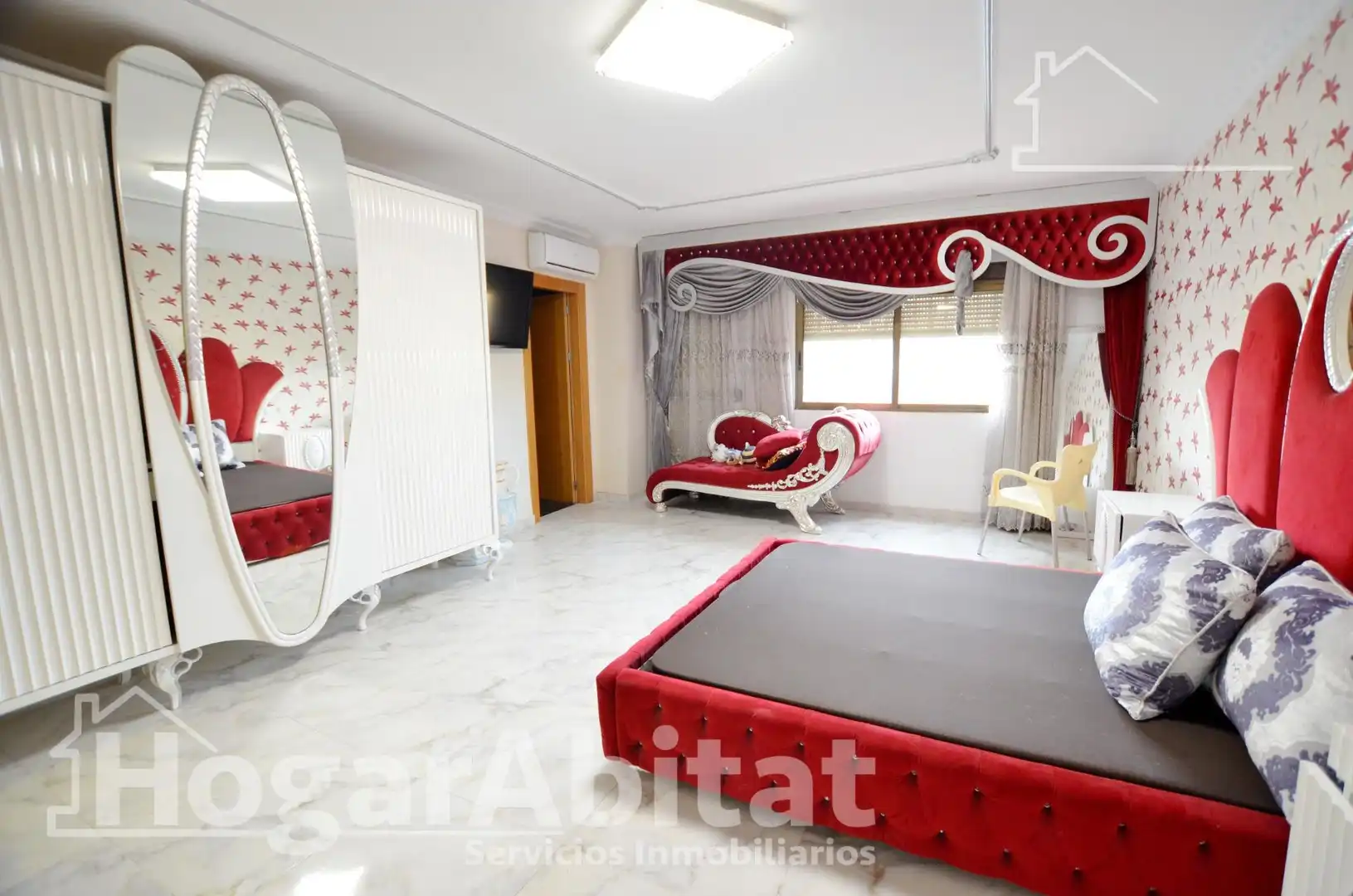 Dormitori de Casa adosada en venda en Alicante / Alacant amb Aire condicionat, Jardí privat i Terrassa