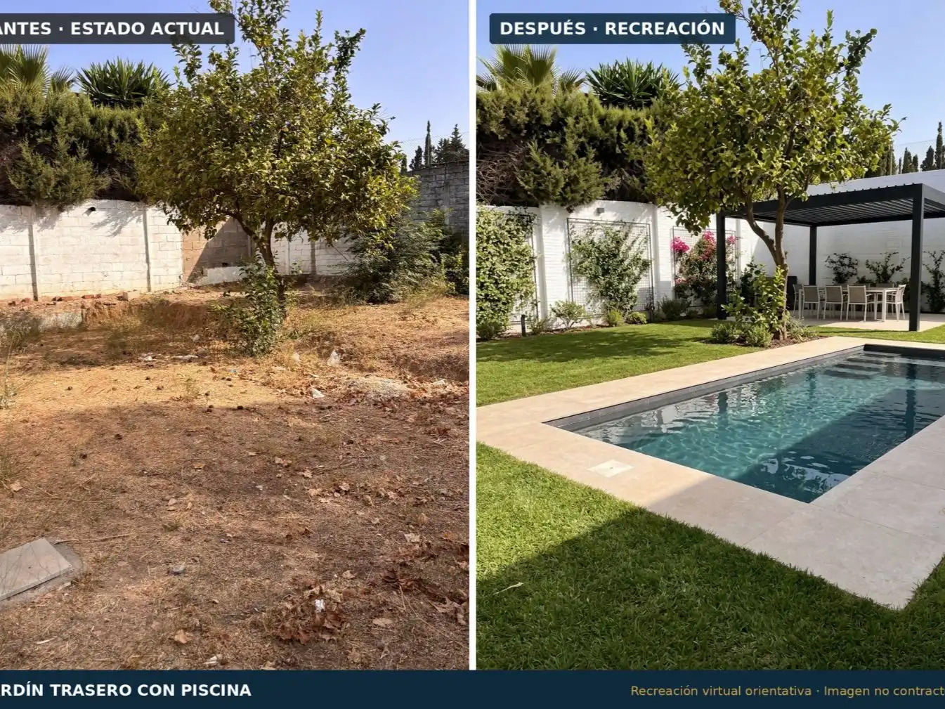 Garden of Houses for sale in Mairena del Aljarafe